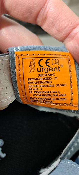 Buty robocze urgent 37
