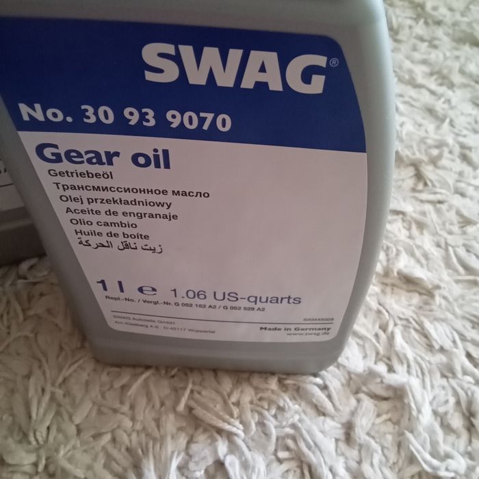 Масло swag для акпп  dsg dq 250 з фільтром