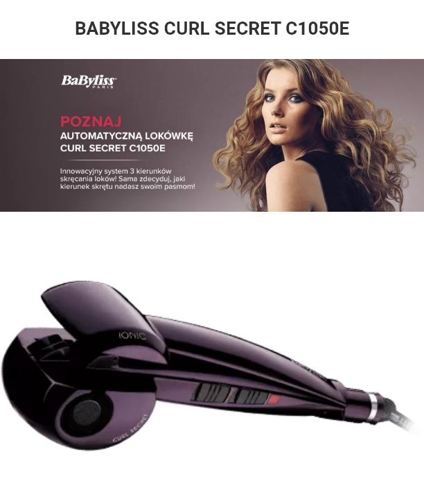 Lokówka babyliss curl secret C1050E-nowiutka z gwarancją!