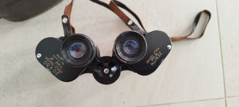 Binóculos Vintage Zenith De Luxe  20x50