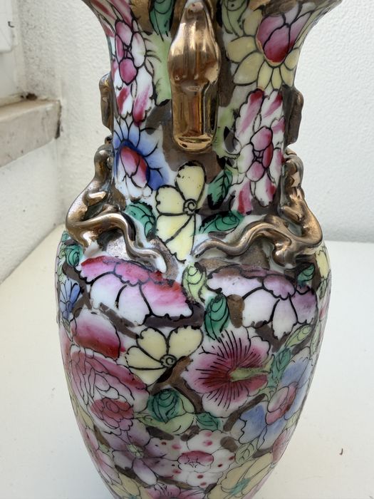 Vaso de porcelana chinenes antiga