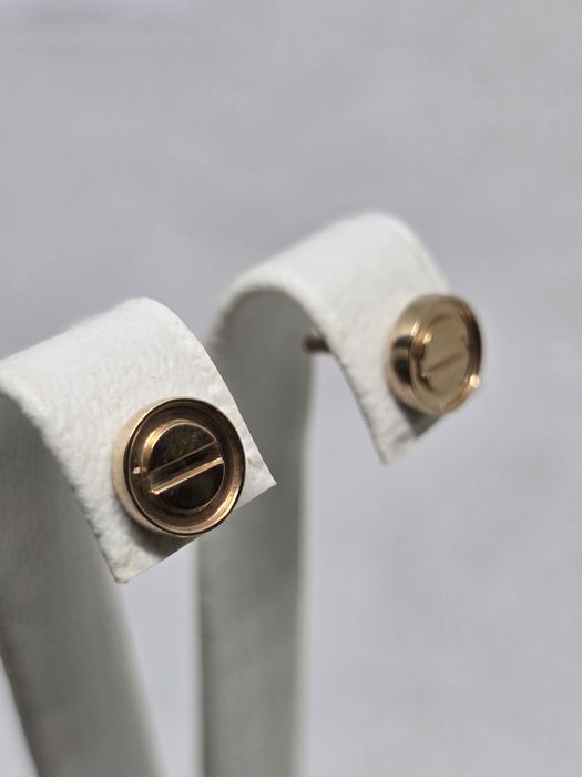 Сережки золоті, Cartier гвіздок. Сережки золотые "Гвоздь"
