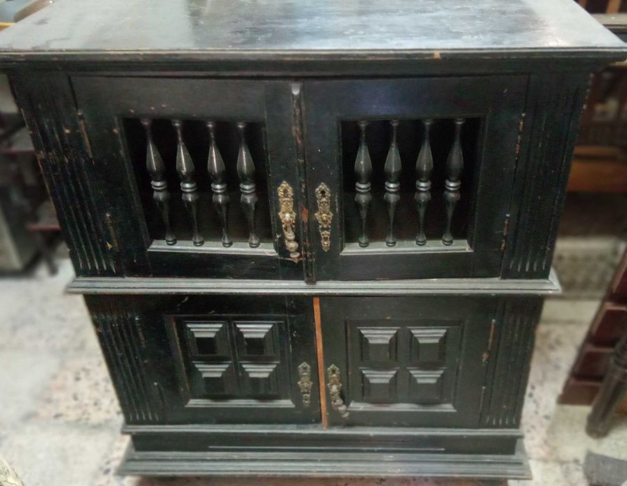 Móvel aparador ou de TV, sala, Preto, antigo