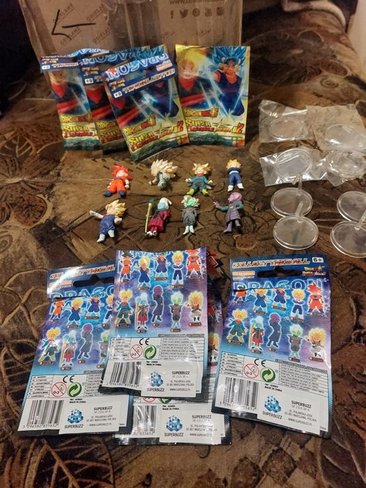 Dragon Ball Super mini figurki z saszetek. 8 sztuk.