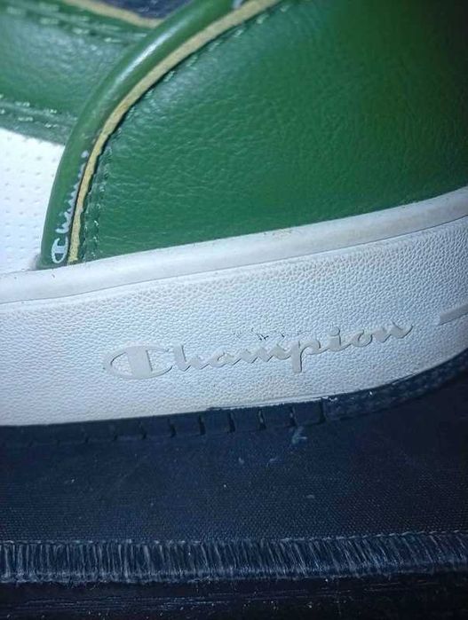 Buty Champion sneakersy męskie/unisex zielone białe
