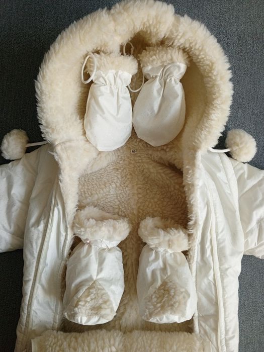 Дитячий комбінезон, зимовий комбінезон для дівчинки