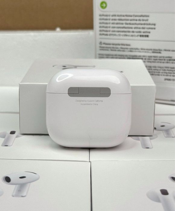 Airpods 4, шумоподав чіп airpoha lux якість 1:1 бездротові навушники