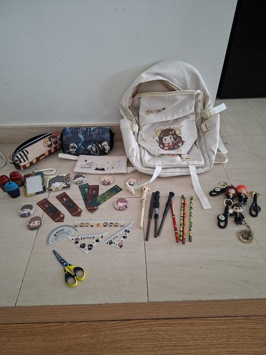 Kit Harry Potter – Mochila + Material Escolar + Acessórios
