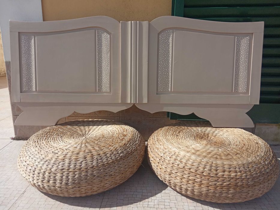 Cabeceira de cama vintage