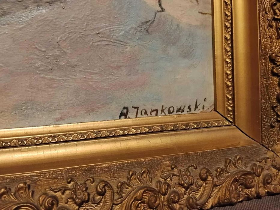 Stare obrazy w pięknej ramie