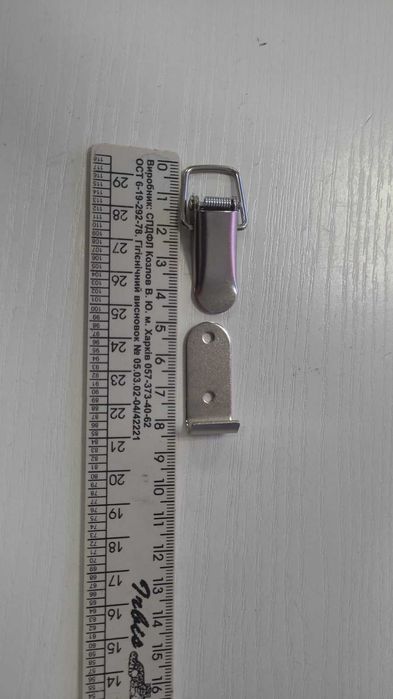Защіпка з оцинкованої/нерж. сталі (засувка,защелка,затискач) 0/40,1/60