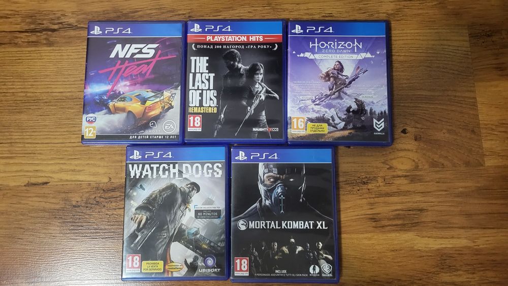 Продаж дисків на ПС4