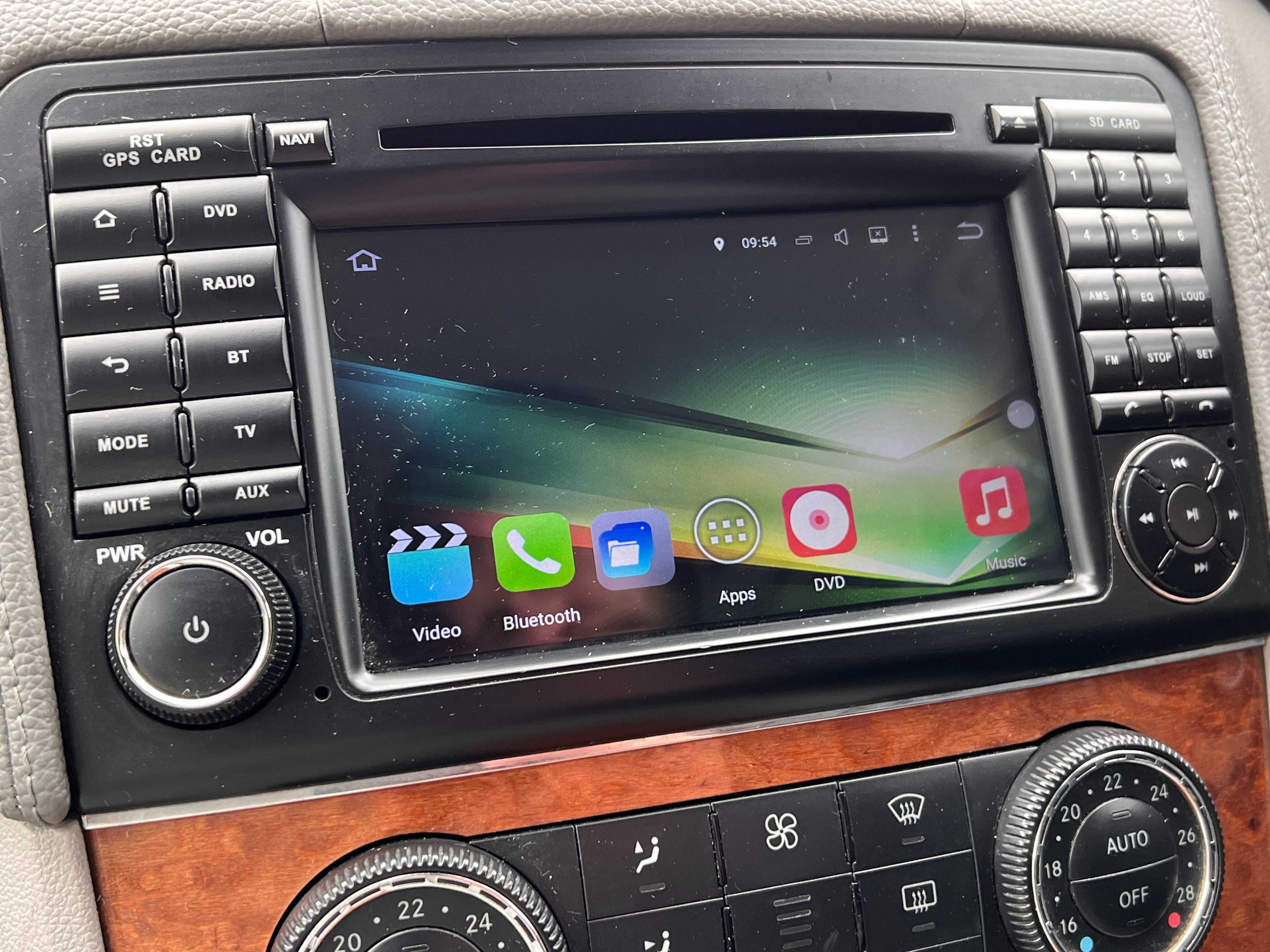 Android магнитола на Mercedes ML W164 GL X164 Андроид автомагнитола ...