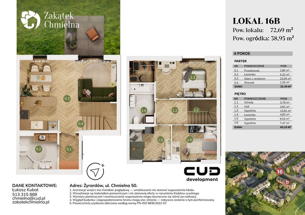 4-pokojowy dom 72 m² + ogródek Bezpośrednio - View 2
