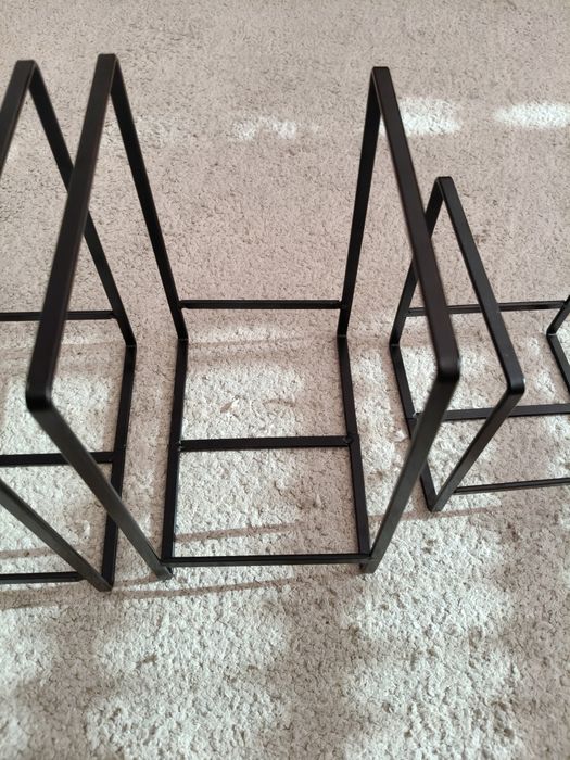 Conjunto suporte arrumação de pratos
