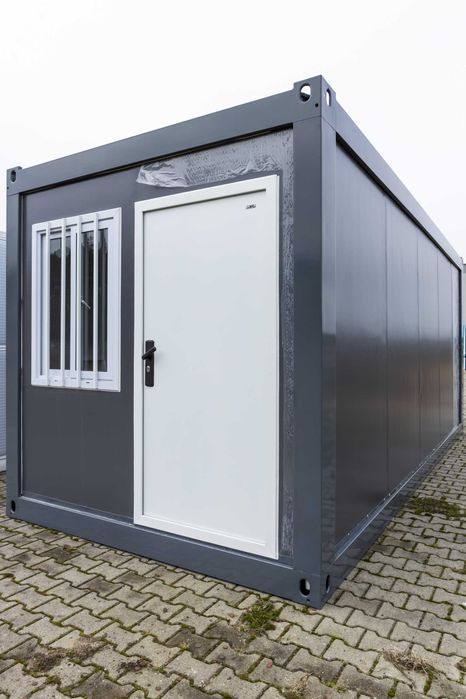 Kontener składany ocieplony socjalny biurowy szybki montaż i transport
