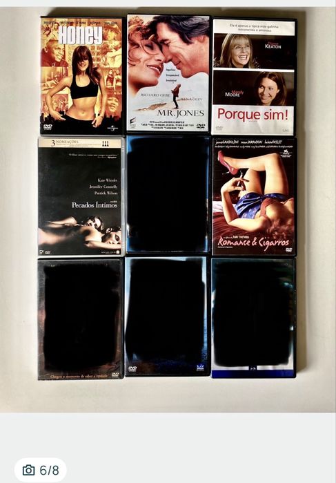 42 Filmes em Dvd.