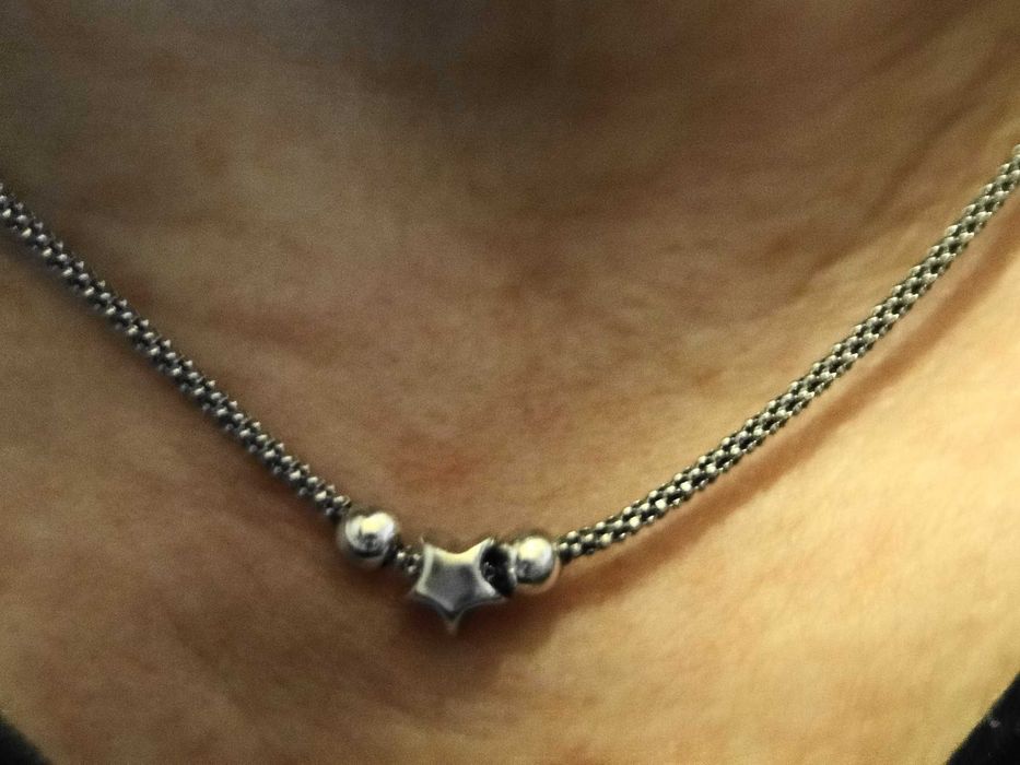 Nietuzinkowy naszyjnik srebro 925