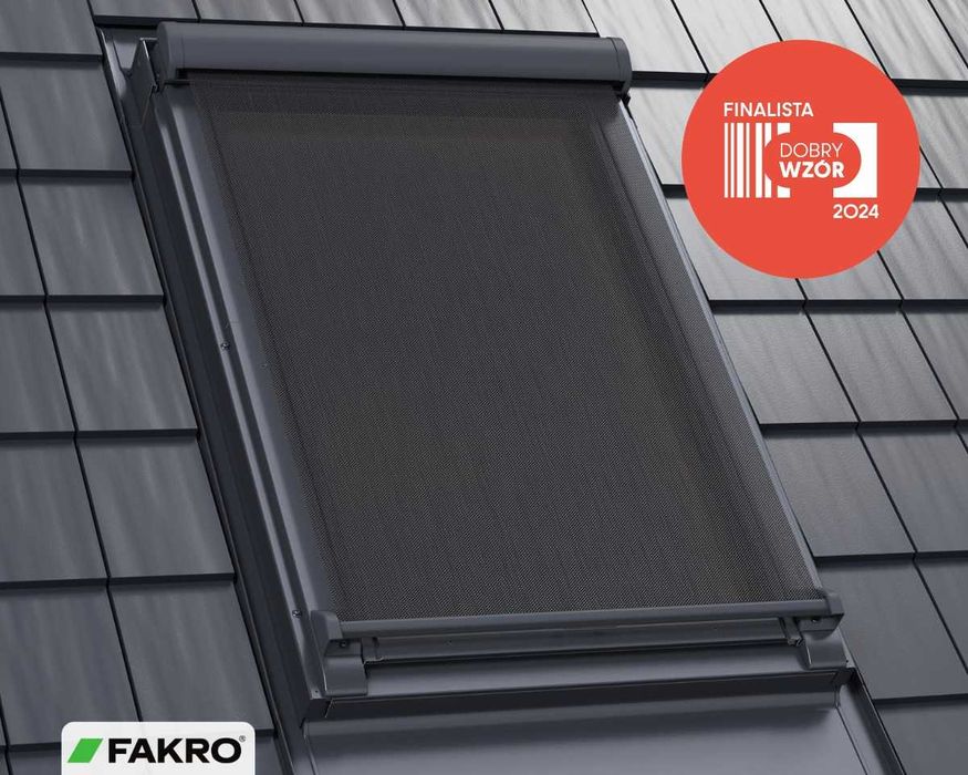 Markiza zewnętrzna FAKRO AMZ Komfort 78x98, 78x118, 78x140 prześwit 1%