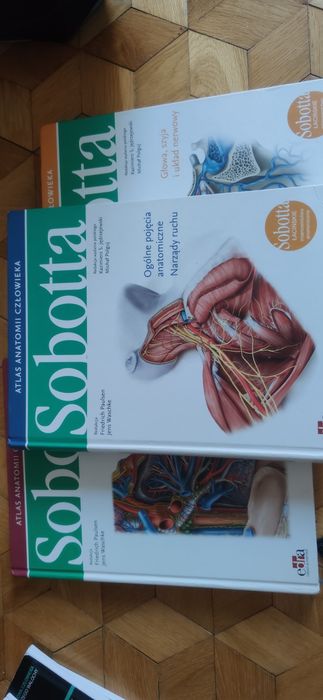 Atlasy anatomii człowieka Sobotta 3 tomy