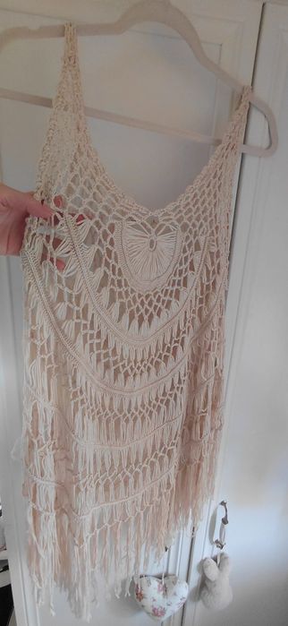 Ажурная накидка на пляже