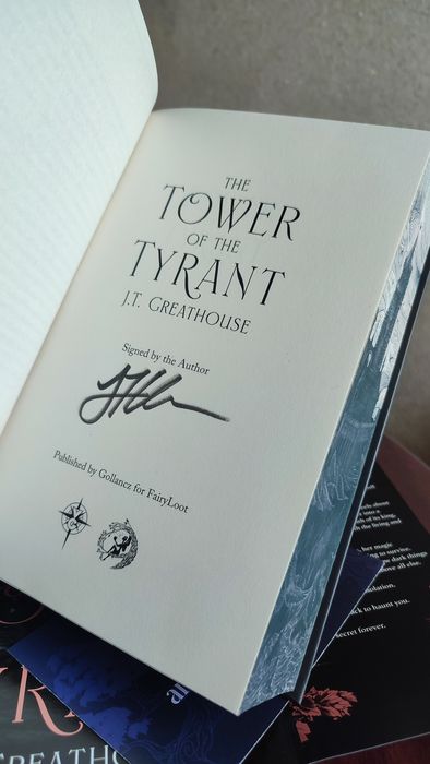 Книжка The Tower of the Tyrant by J. T. Greathouse, Fairyloot Epic