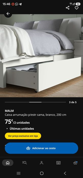 Cama malm ikea 140x200