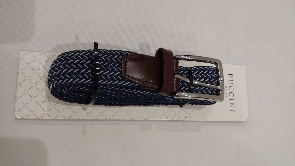 Pasek Męski Pleciony Elastyczny PUCCINI PAME(90)