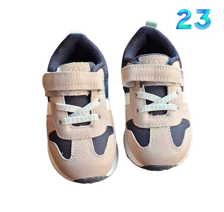 Sapatilhas Bege e Azul Zippy 23