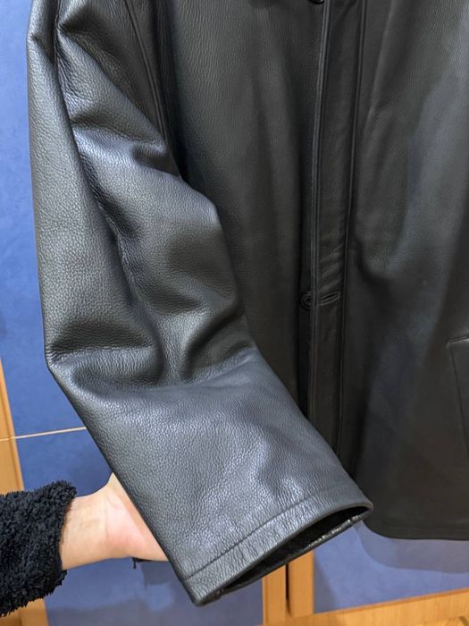 Чоловіча шкіряна куртка