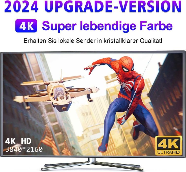 Cyfrowa antena telewizyjna do telewizorów Smart TV