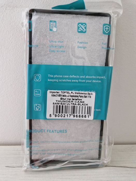 Etui Thunder Case do Samsung Galaxy S23 Ultra Czarny