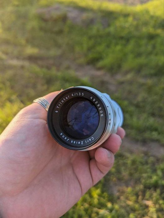 Carl Zeiss Jena Triotar 135/4  байонет Canon EF / Об'єктив / Боке