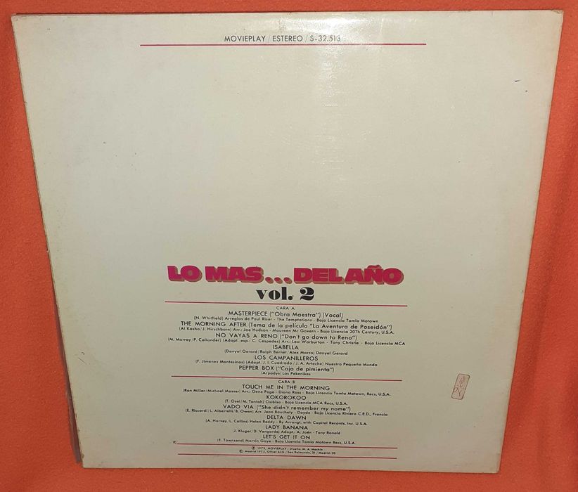 Vinyl Record - Lo Mas ...Del Ano Vol. 264752415985411123
