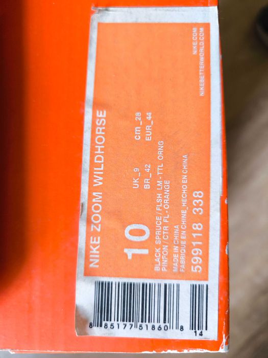 Buty Nike zoom wildhorse 44