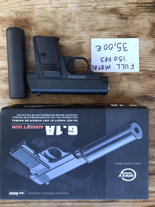 Pistola Airsoft de MOLA - SIG P226 - PPK - COLT 25 - M90TWOO - NOVAS