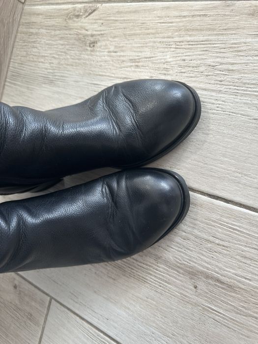 Зимові шкіряні напівчоботи