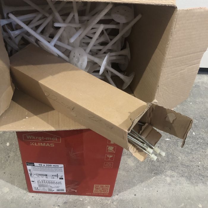 Łączniki izolacji Klimas 10 x 220 mm 100 szt. +30 gratis