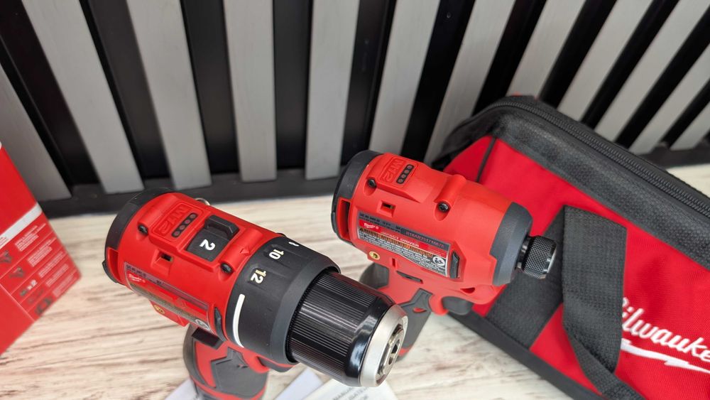Набір Milwaukee M12 3494-22 Шуруповерт 3401-20 Імпакт 3450-20