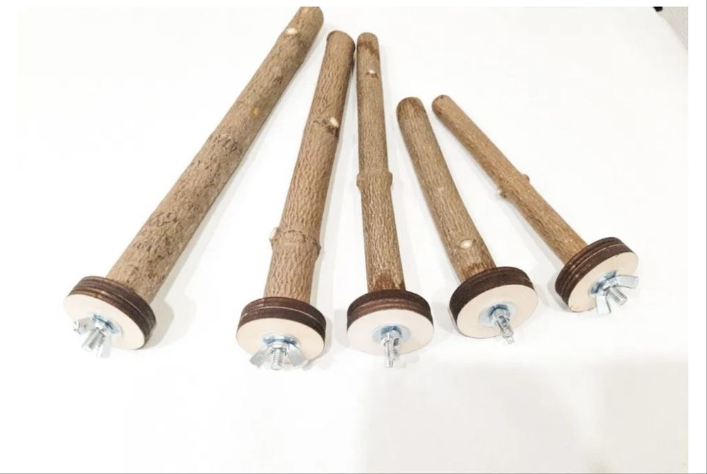 Набір натуральних жердин для птахів