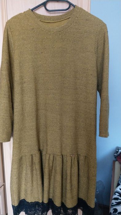 Sukienka musztardowa