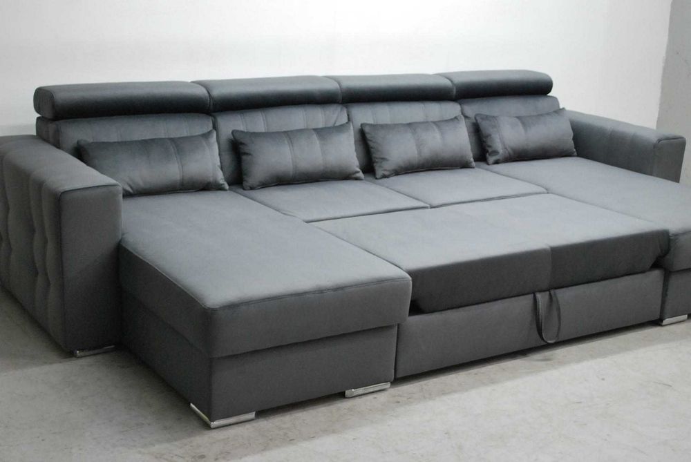 RLO Nowy narożnik U f.spania + 2 pojemniki rogówka, salon poczekalnia