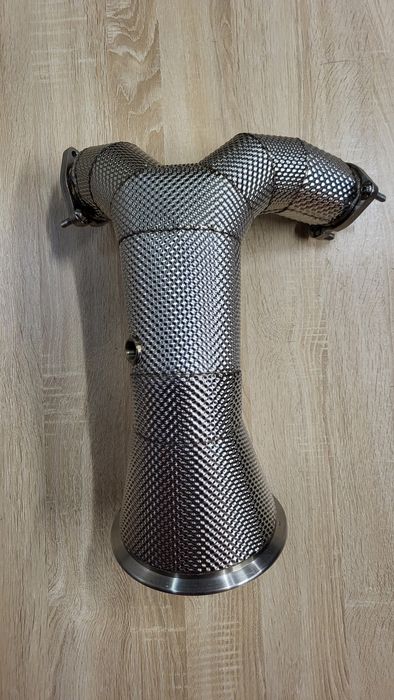 Даунпайп AUDI S4 S5 B9 F5 3.0T Downpipe HEAT SHIELD