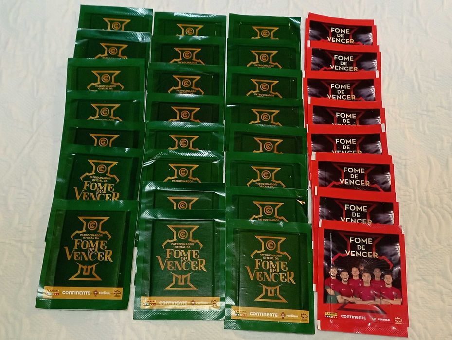 Lot of 31 Continente "Fome de Vencer" Packs I and II