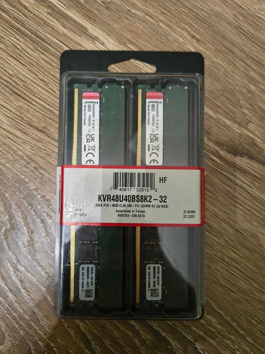 RAM Kingston DDR5 32GB 4800 Mhz