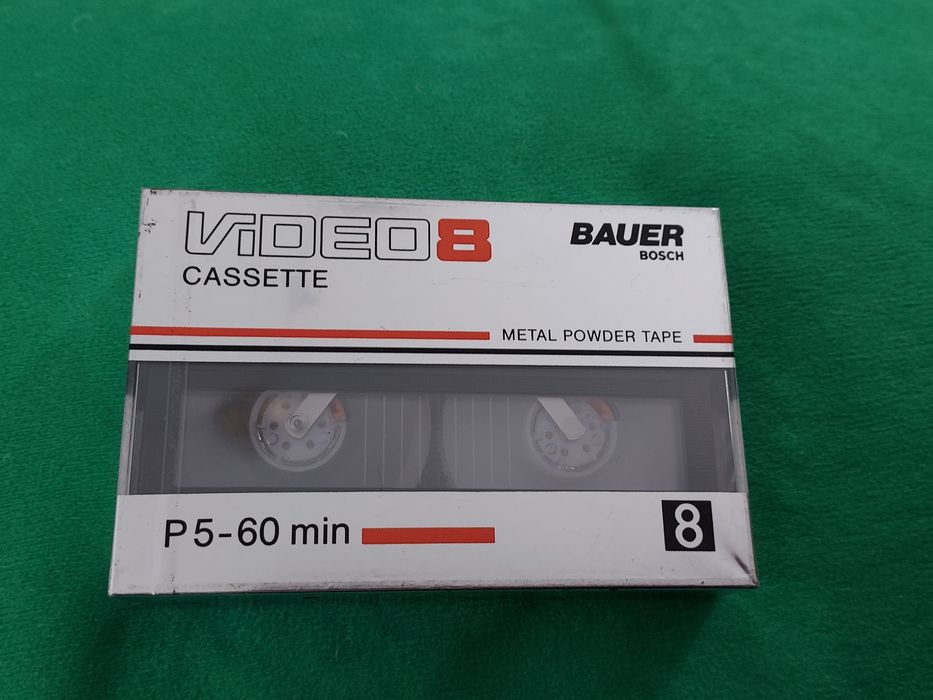 Kasety Bauer Bosch Video 8 P5-60min
To jest kaseta Bauer