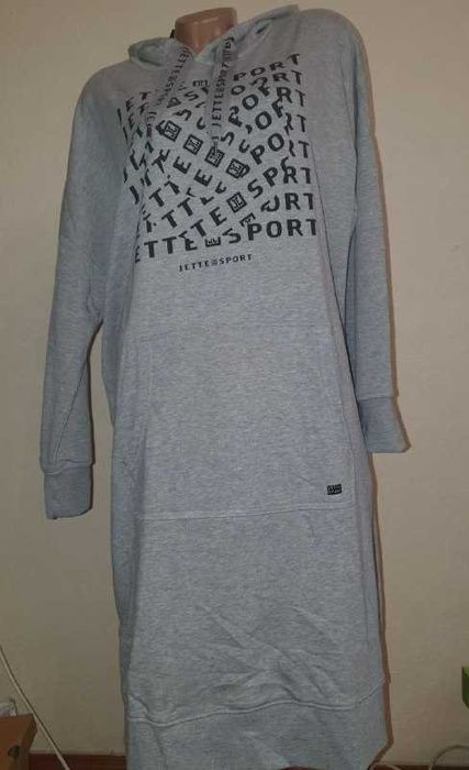 Якісна спортивна сукня-батал від jette sport з 60% бавовни