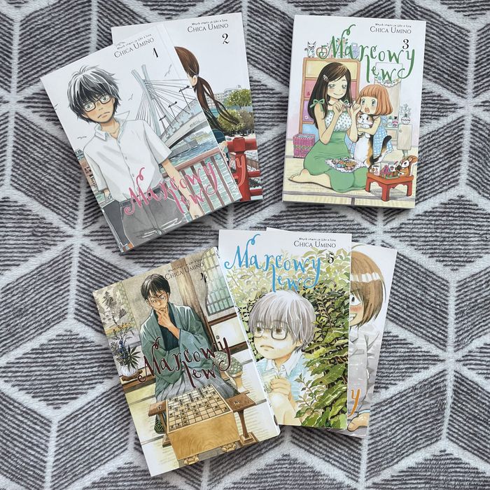Marcowy Lew - Shigatsu no Lion - manga - tomy 1-6