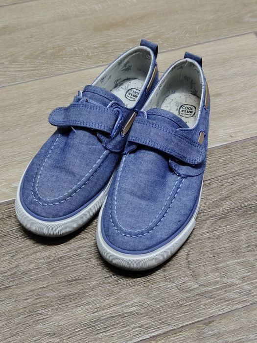 Mokasyny materiałowe dla chłopca r.35