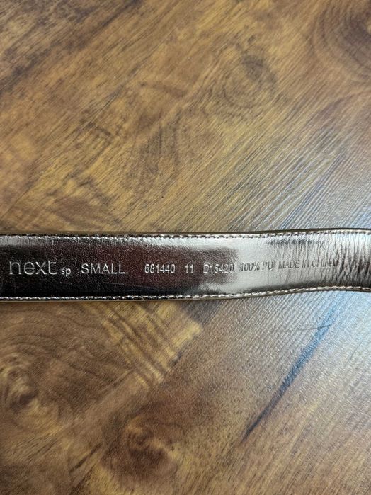 Pasek brokatowy paseczek brokat belt Next rozmiar S 85 cm